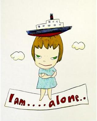 I am Alone by Yoshitomo Nara