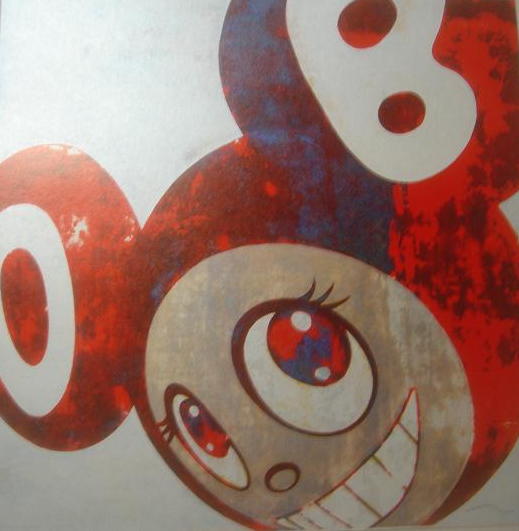 And Then (Red) by Takashi Murakami